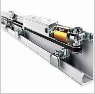 Balcony room sliding access doors operator with induction opening and closing