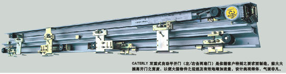 China Clear passage width exterior sliding glass doors LW 1800-4000mm supplier