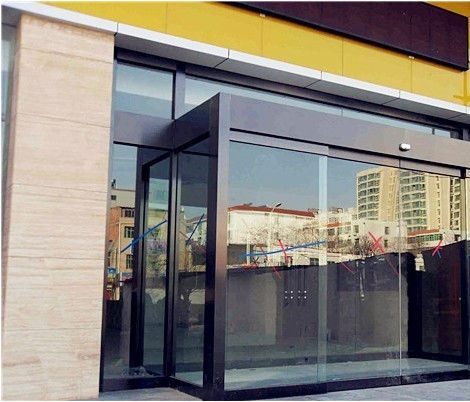 Aluminum Alloy Rail Track 3 Meter Automatic Door Sensor Glass