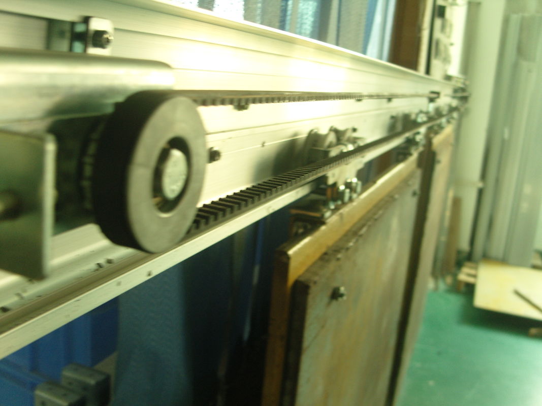High Power 100w Automatic Glass Sliding Doors With Aluminum Alloy