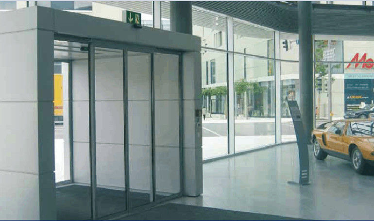 High Power Motor Auto Sliding Glass Door Commercial