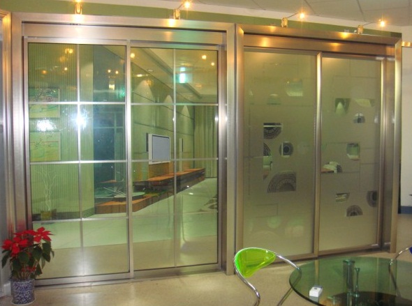Cold Room Residential Automatic Sliding Doors Operator With Infrared Radar Cold Room Residential Automatic Sliding, Electric Sliding Glass Doors Residential