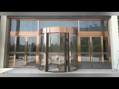 Effortless And Stylish Automatic Revolving Door For Busy Commercial Buildings