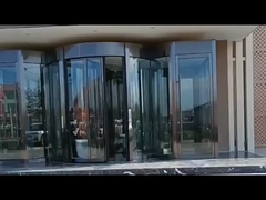 Power Driven Auto Entry Revolving Door For Smooth And Convenient Entry