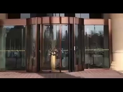 Effortless and Safe Automatic Revolving Door for Public Spaces