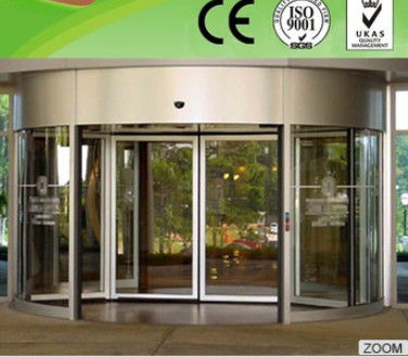 China Professional Flat / bent tempered glass Curved Sliding Door for Theatres supplier