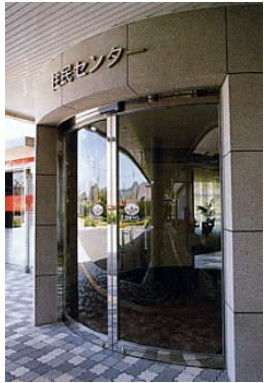 China Round Automatic Curved Sliding Door , hotel auto sliding glass door supplier