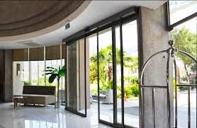 24V Automatic Telescopic Sliding Door Operator for Framed glass door