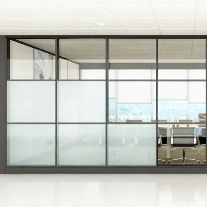 Residential Glazed Aluminum Curtain Wall Aluminium Glass Facade Systems