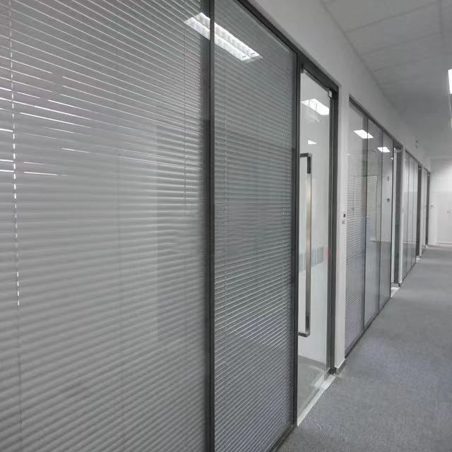 2400mm*6000mm Grey Fire-Resistant Curtain Wall Glazing System Class A