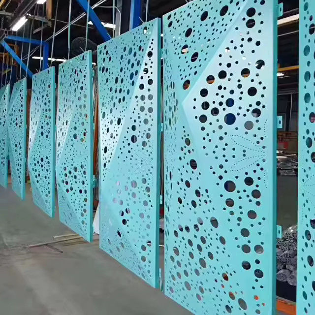 Aluminum-Glazed Wall with Powder Coating 5mm-12mm Glass Thickness Coated Glass Color