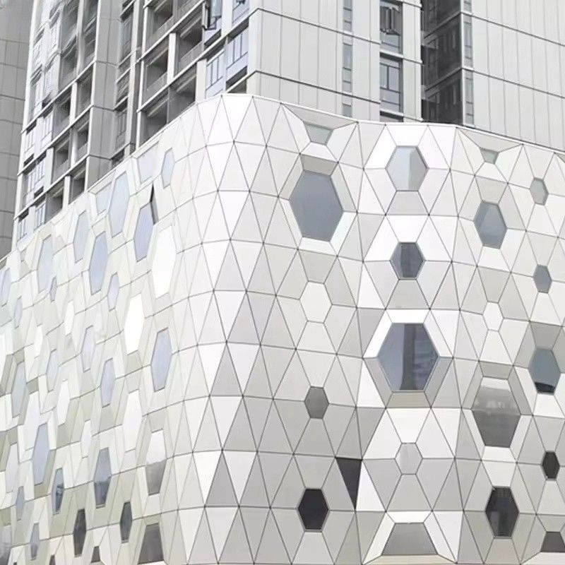 Varies Cost aluminium  Glass Facade System in Different Colors and Thickness