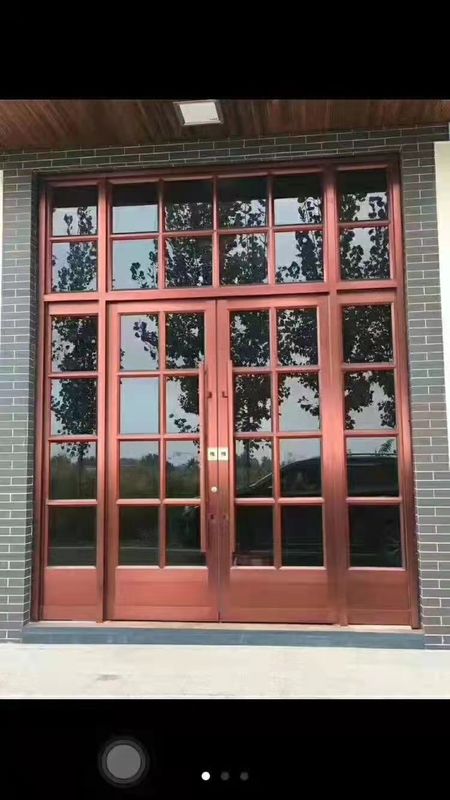 China Factory Good Price Corner Doors Commercial Kfc Shop Front Store Front Door Double Automatic Swing Glass Entry Door