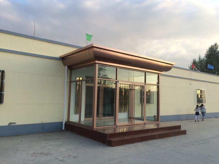 Stainless Steel aluminium Exterior Double floor spring automatic swing  Doors 72x96 ODM
