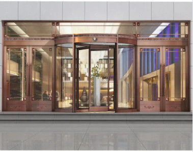 Aluminum Alloy Inductive Sensor Revolution Auto Glass Revolving Doors Aluminum Alloy Inductive Sensor Revolution